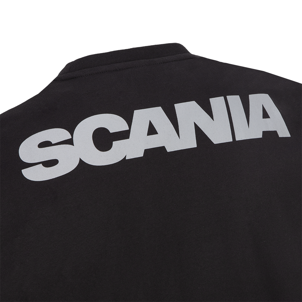 Men's Black Basic V8 T-Shirt