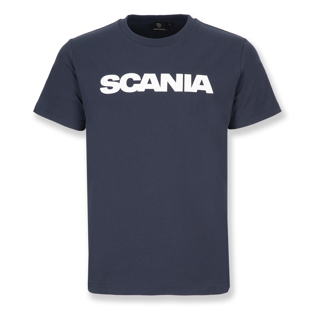 Men's Navy Basic Wordmark T-Shirt