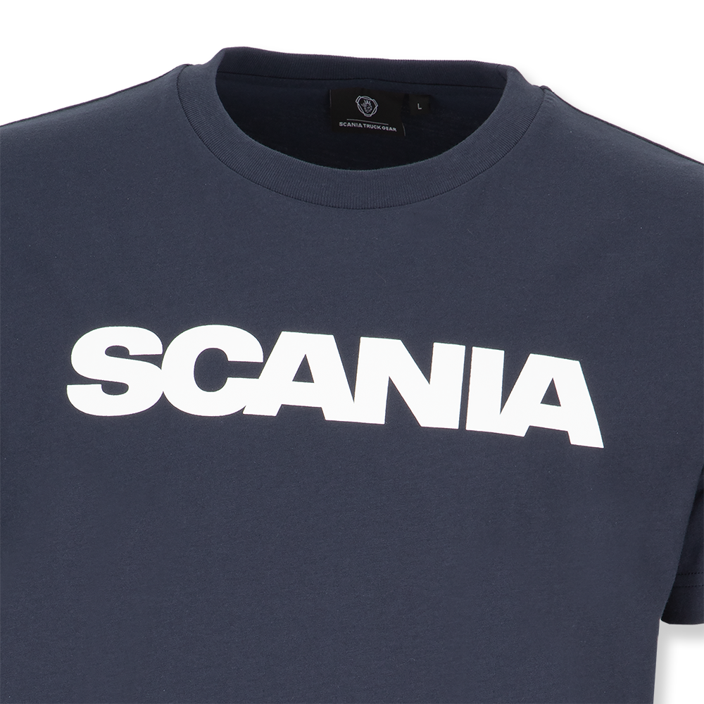 Men's Navy Basic Wordmark T-Shirt