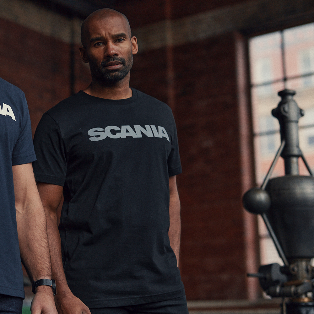 Men's Black Basic Wordmark T-Shirt 