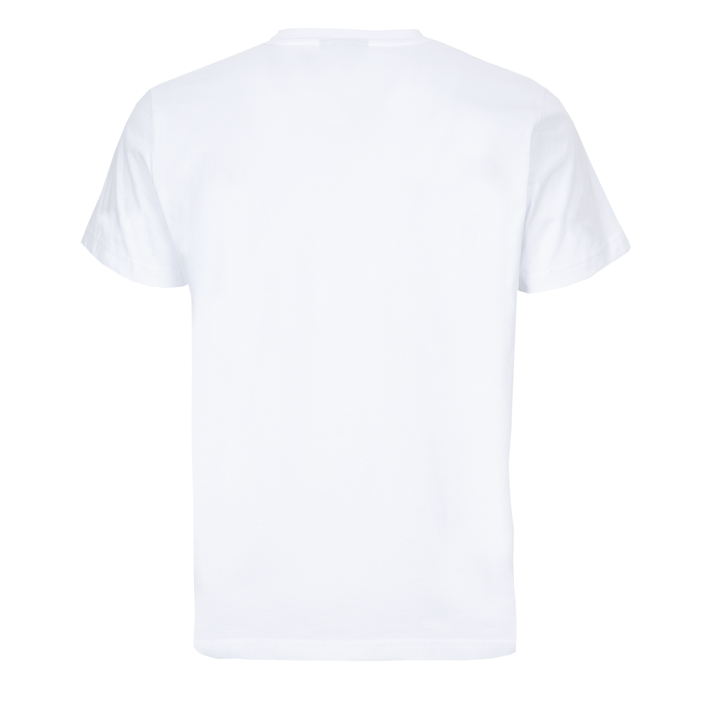 Men's White Basic Wordmark T-Shirt