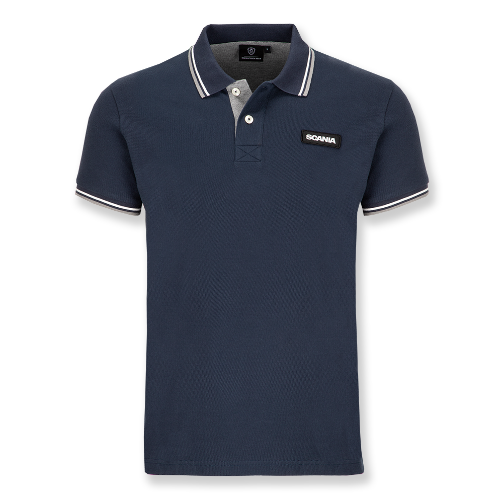 Men's Navy Classic Scania Pique