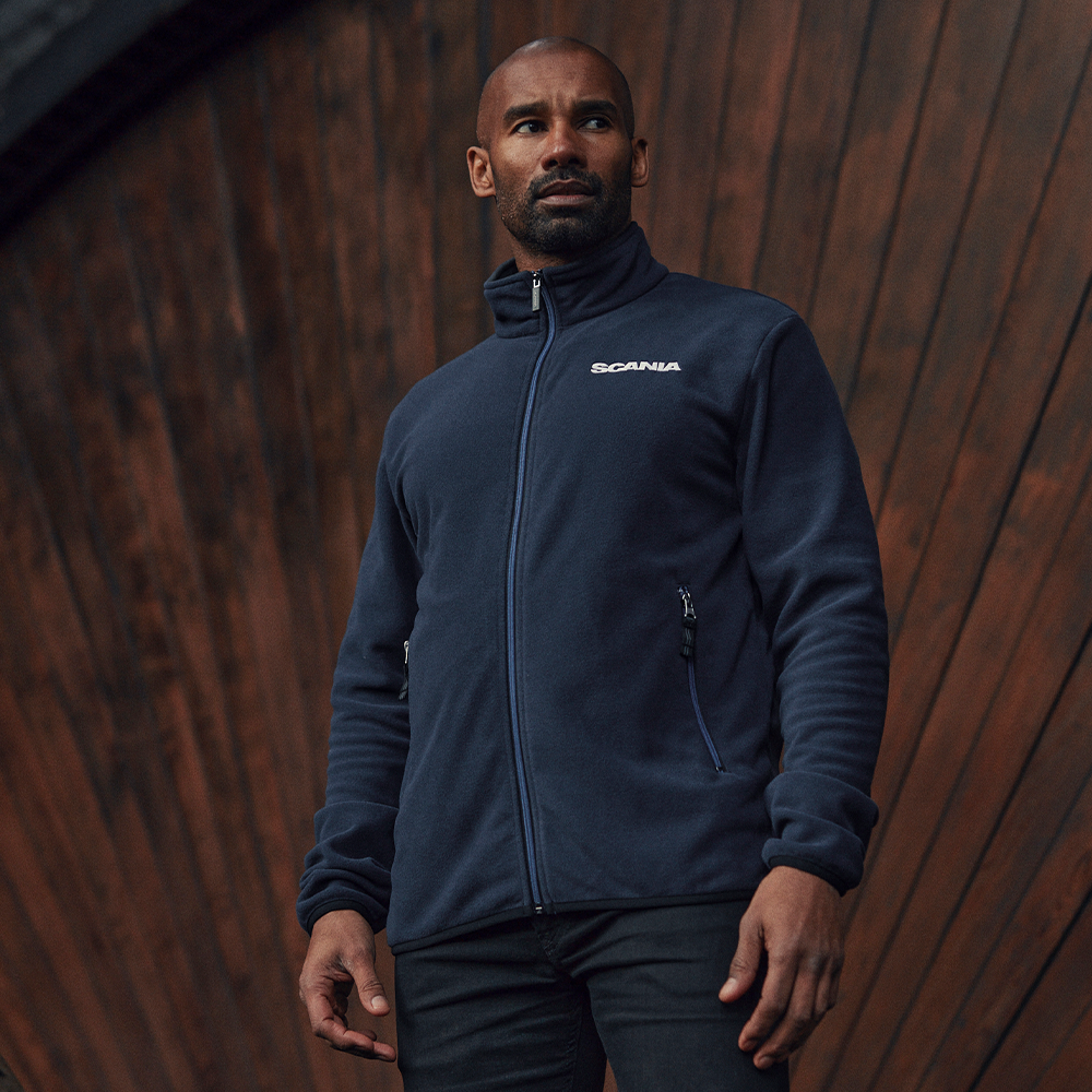 Men's Navy Fleece Jacket