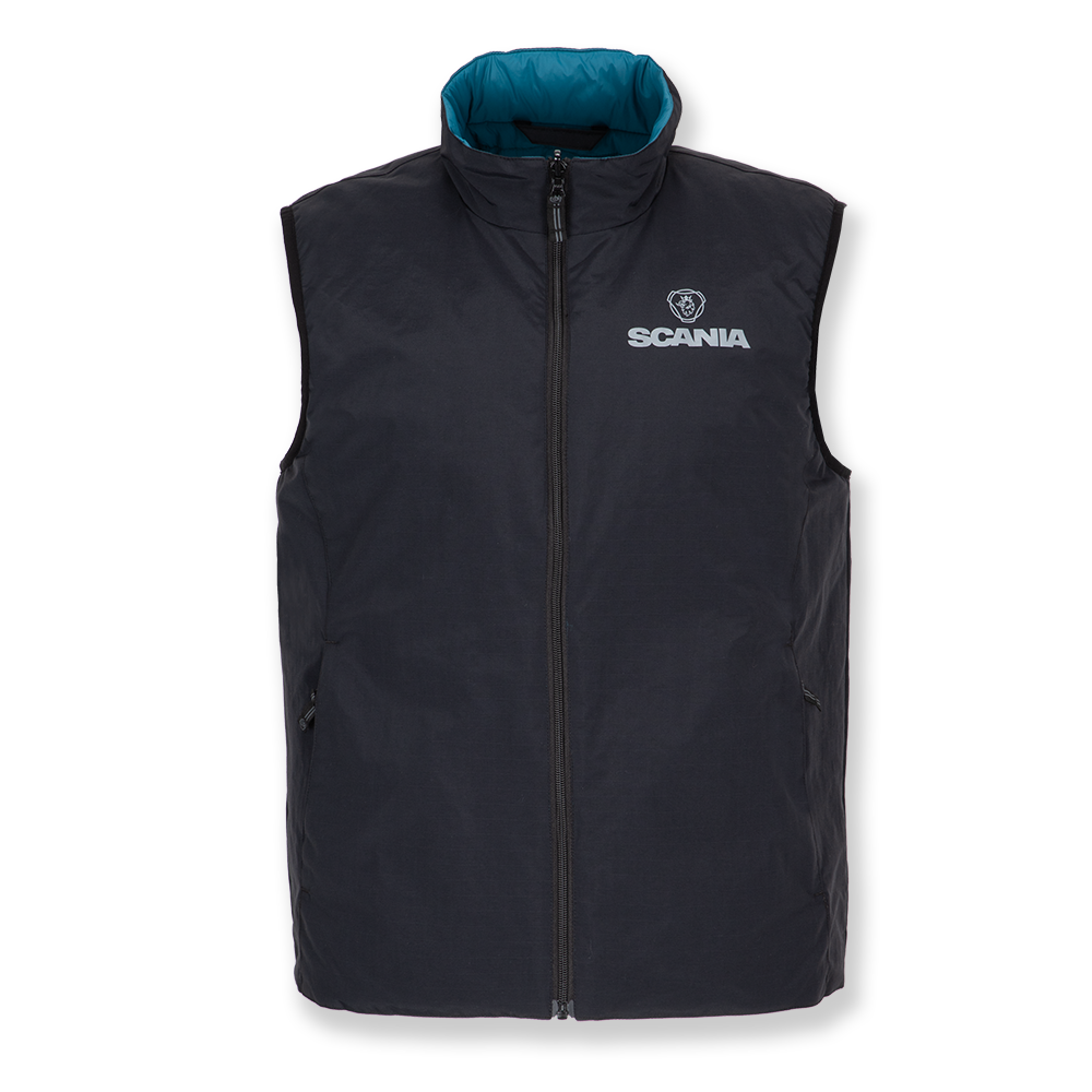 Men's Black Reverse Gilet