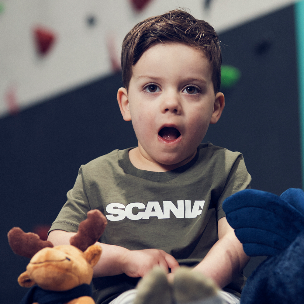 Kids Green Wordmark T-Shirt