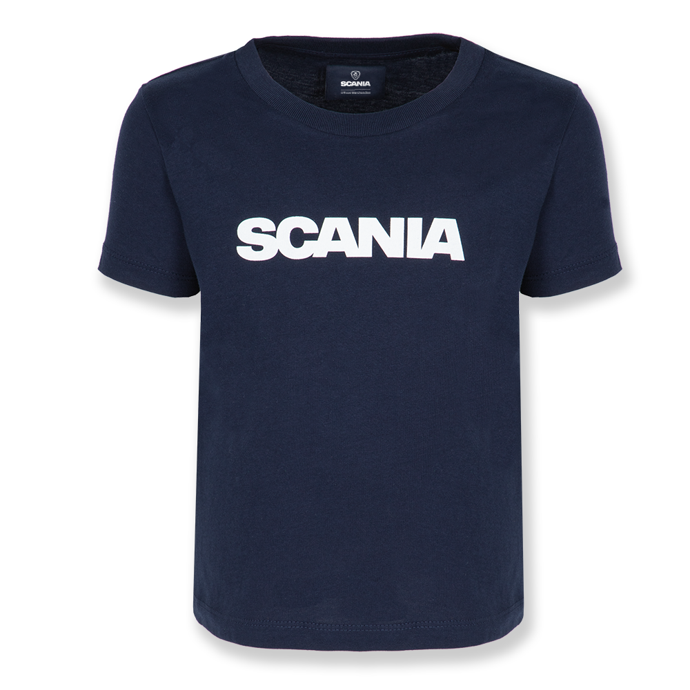 Kids Navy Wordmark T-Shirt