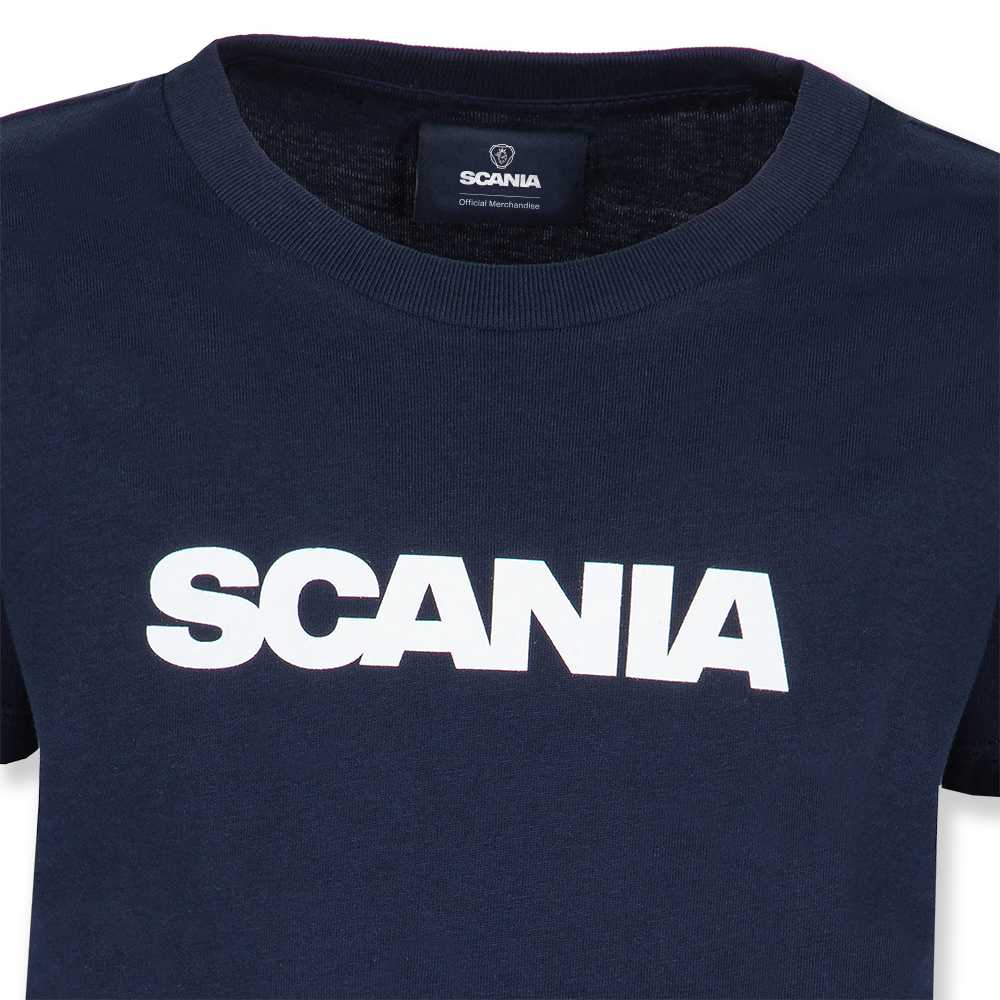 Kids Navy Wordmark T-Shirt