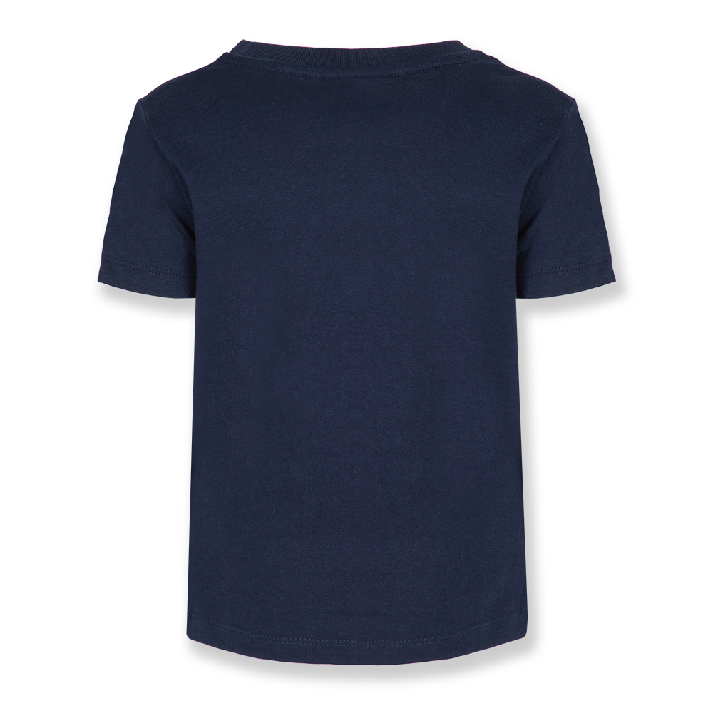 Kids Navy Wordmark T-Shirt