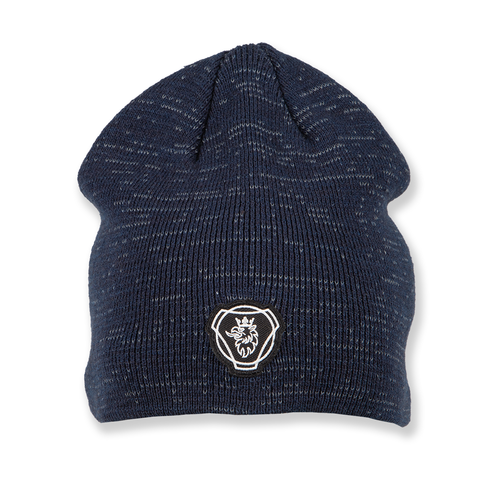 Reflective Beanie - Navy