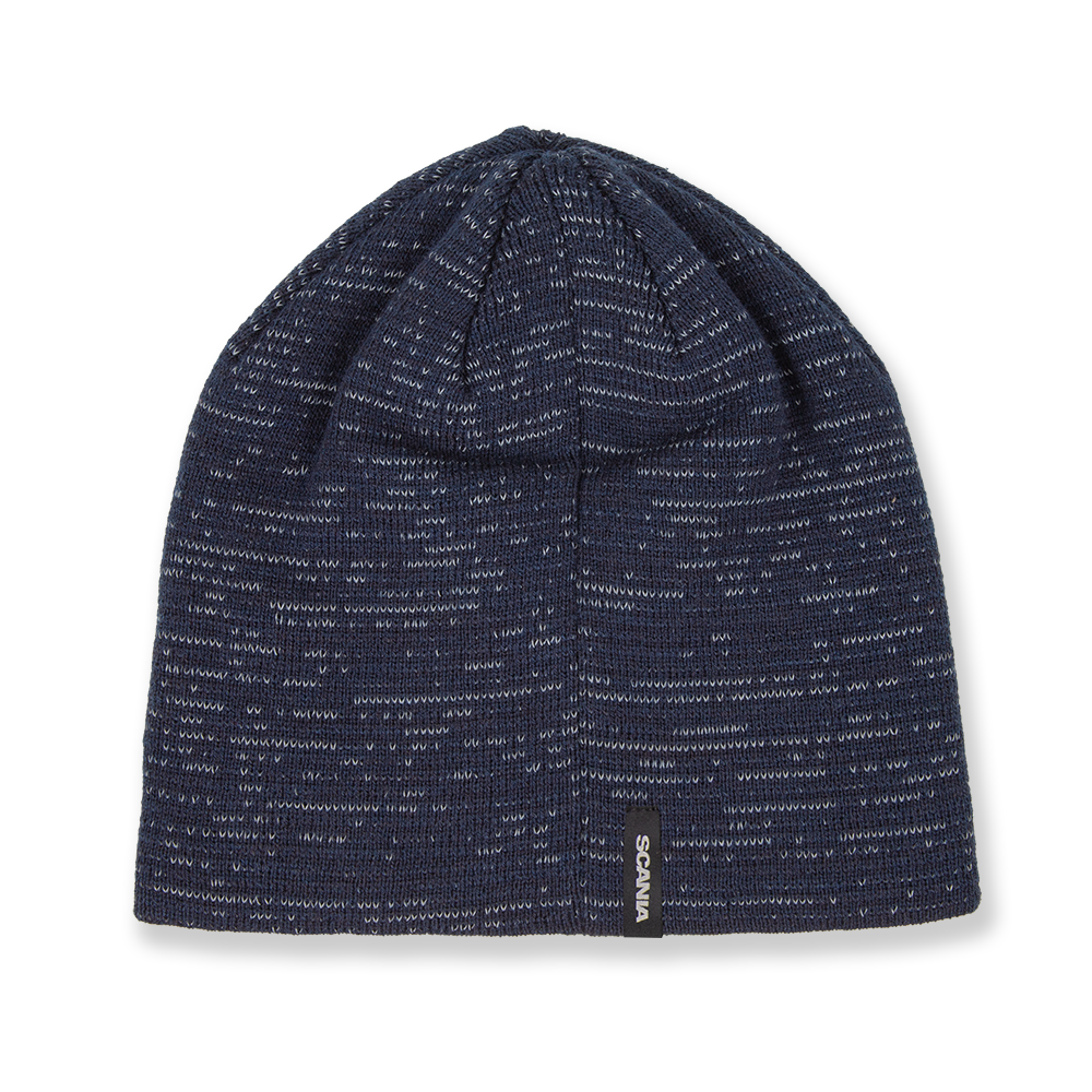 Reflective Beanie - Navy