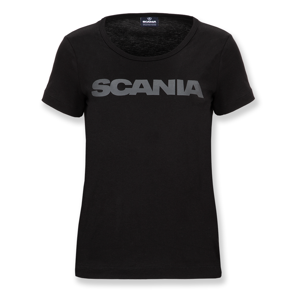 Women's Black Basic Wordmark T-Shirt