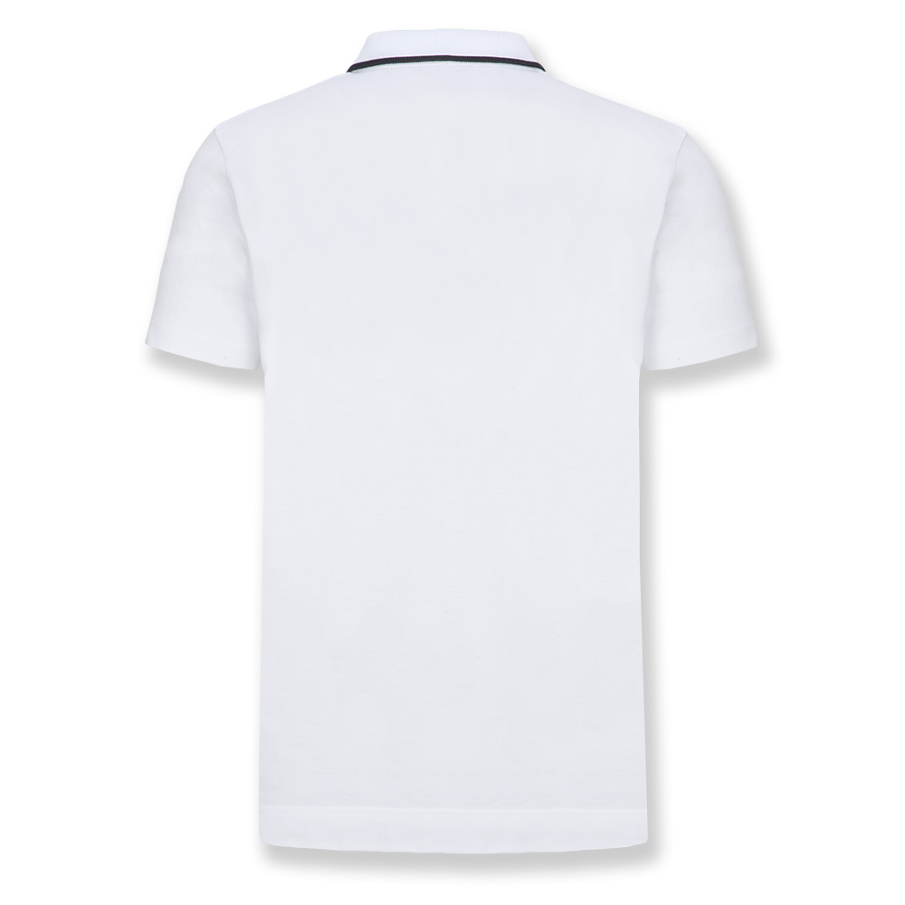 Men's Optical White Base Polo