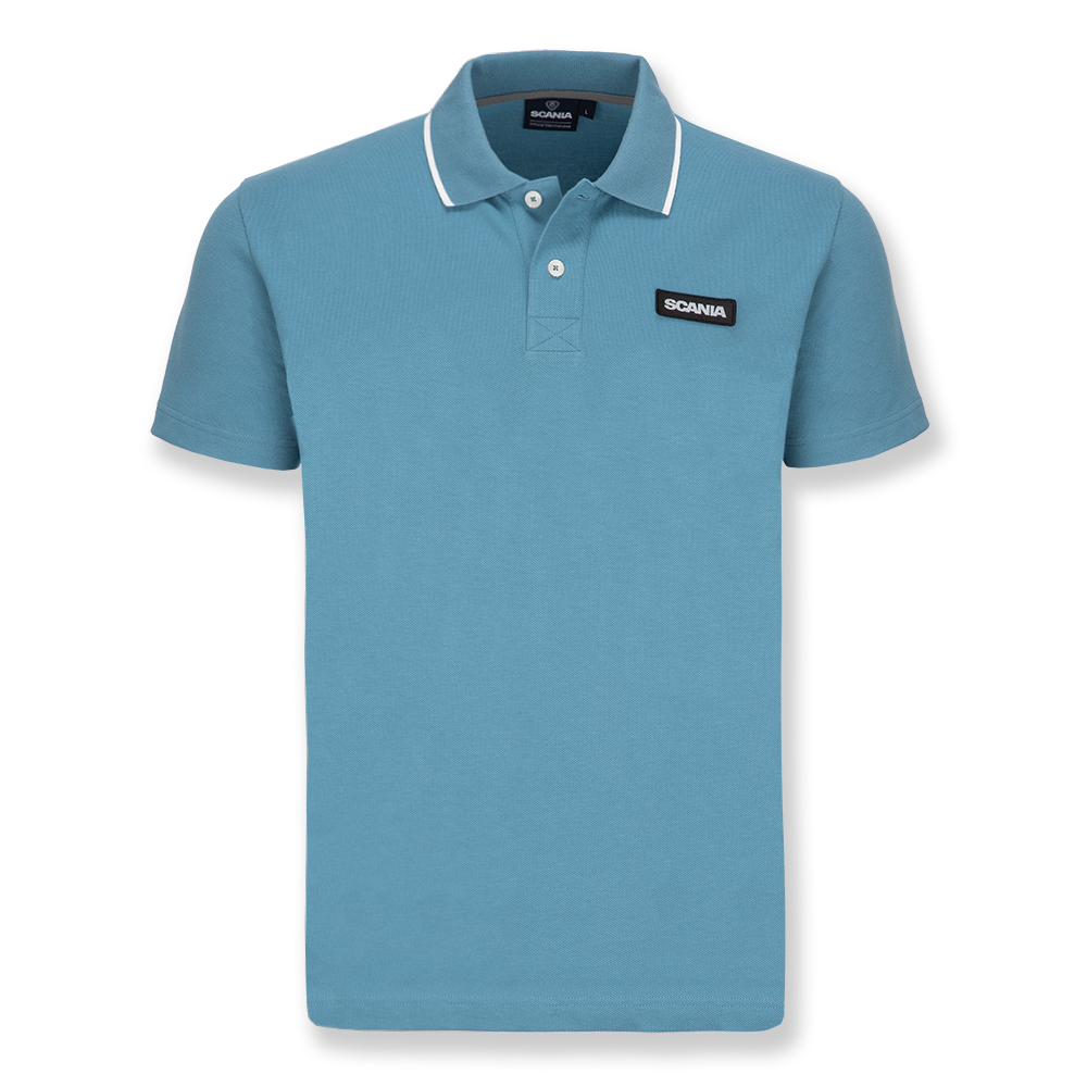 Men's Light Blue Base Polo