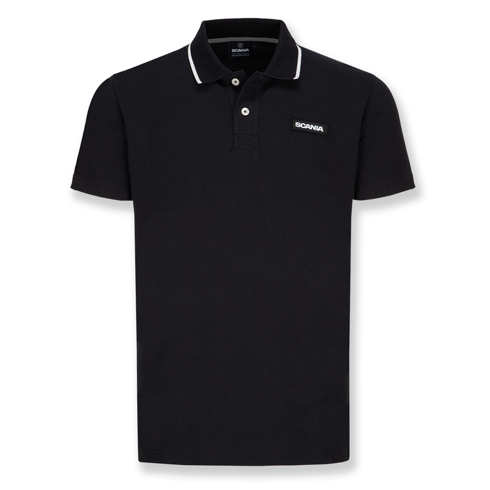 Men's Black Base Polo