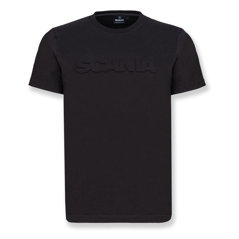 Men's Black Embossed T-Shirt 2.0