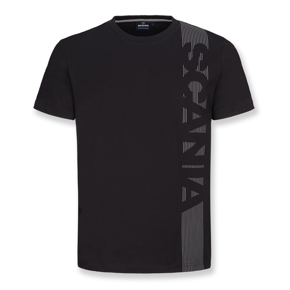 Men's Black V Stripe T-Shirt