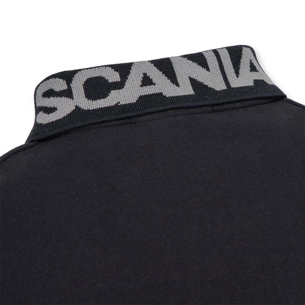 Men's Anthracite Duo 1/4 Zip Polo