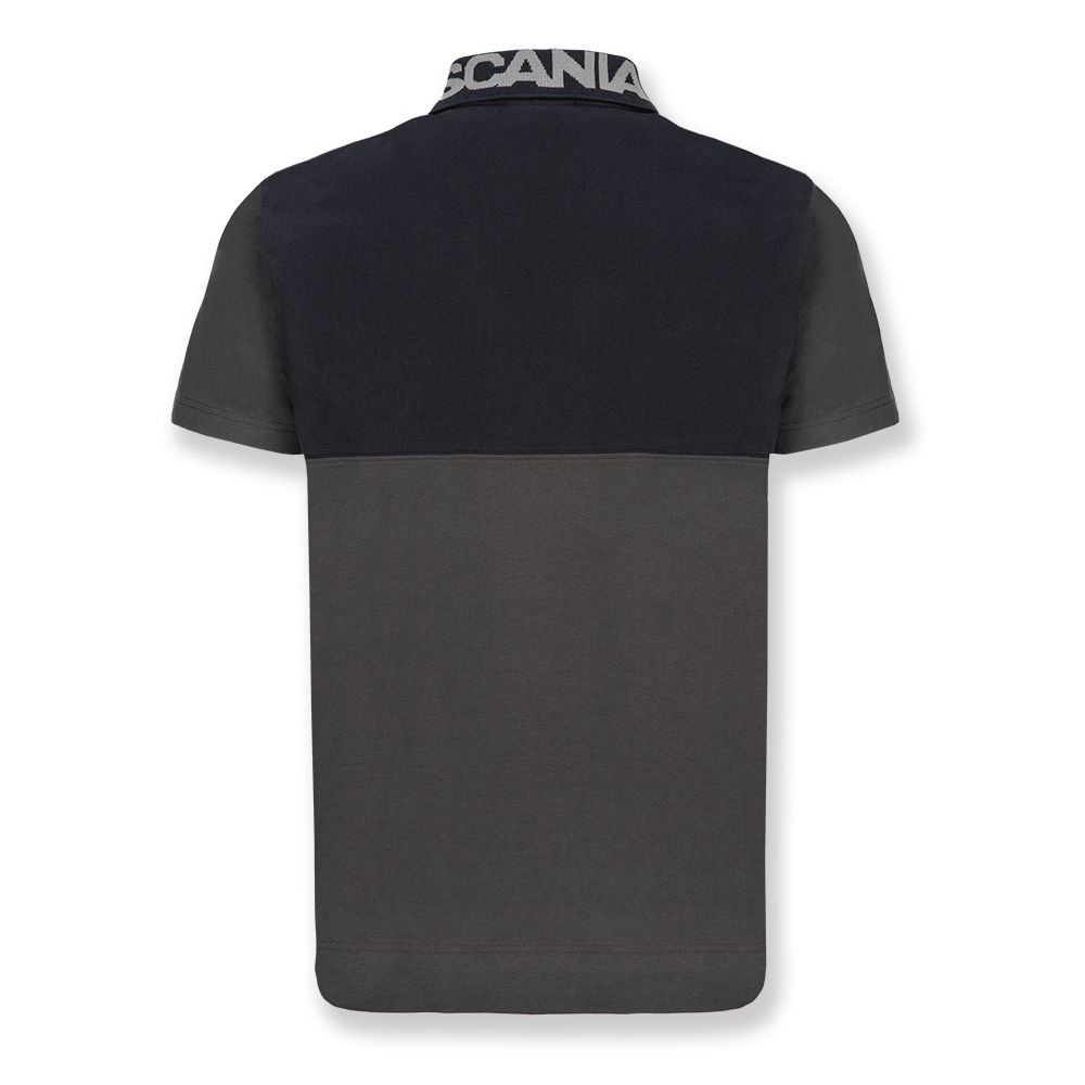 Men's Anthracite Duo 1/4 Zip Polo