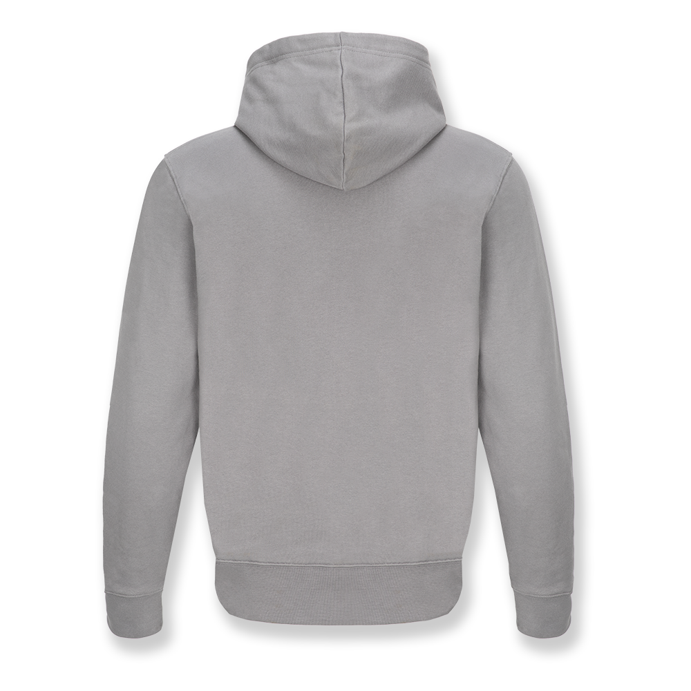 Men's Stone Grey Base Zip Hoodie