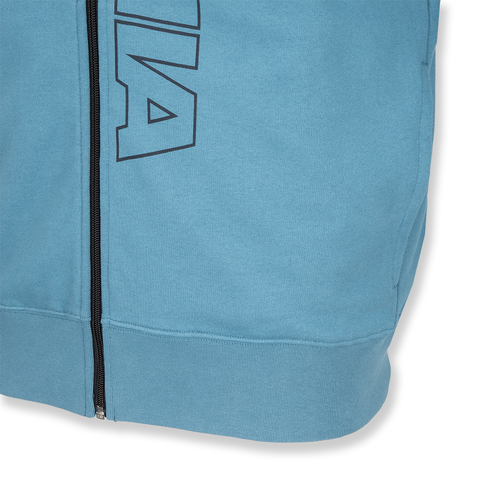 Men's Light Blue Base Zip Hoodie