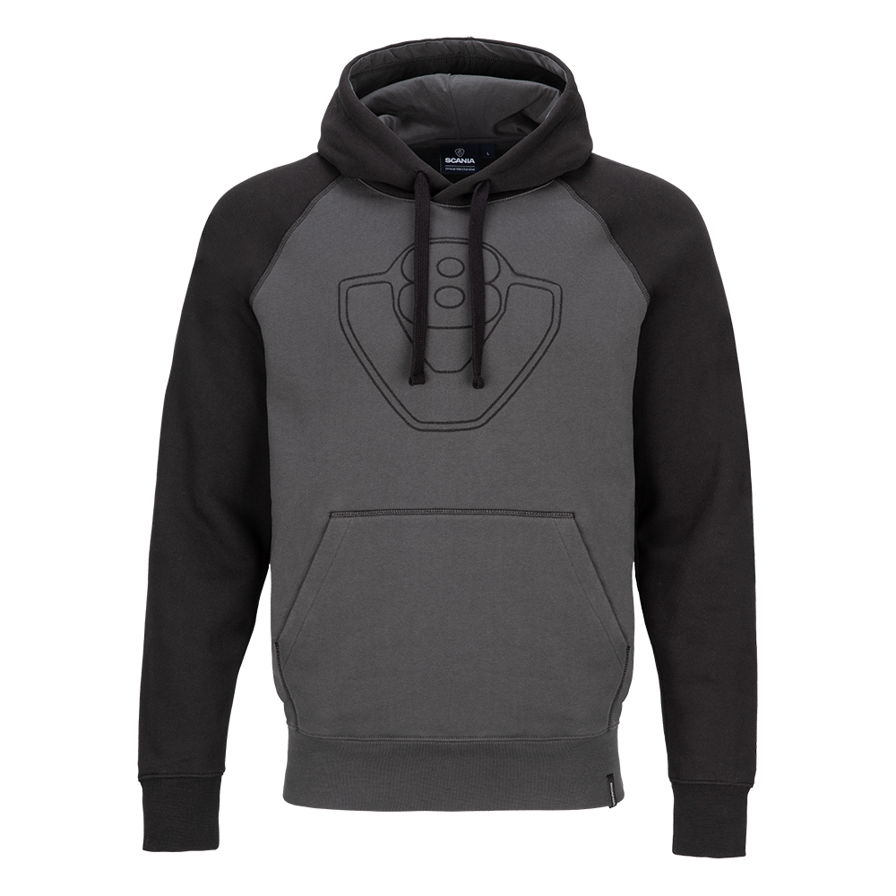 Men's Anthracite Duo V8 Hoodie