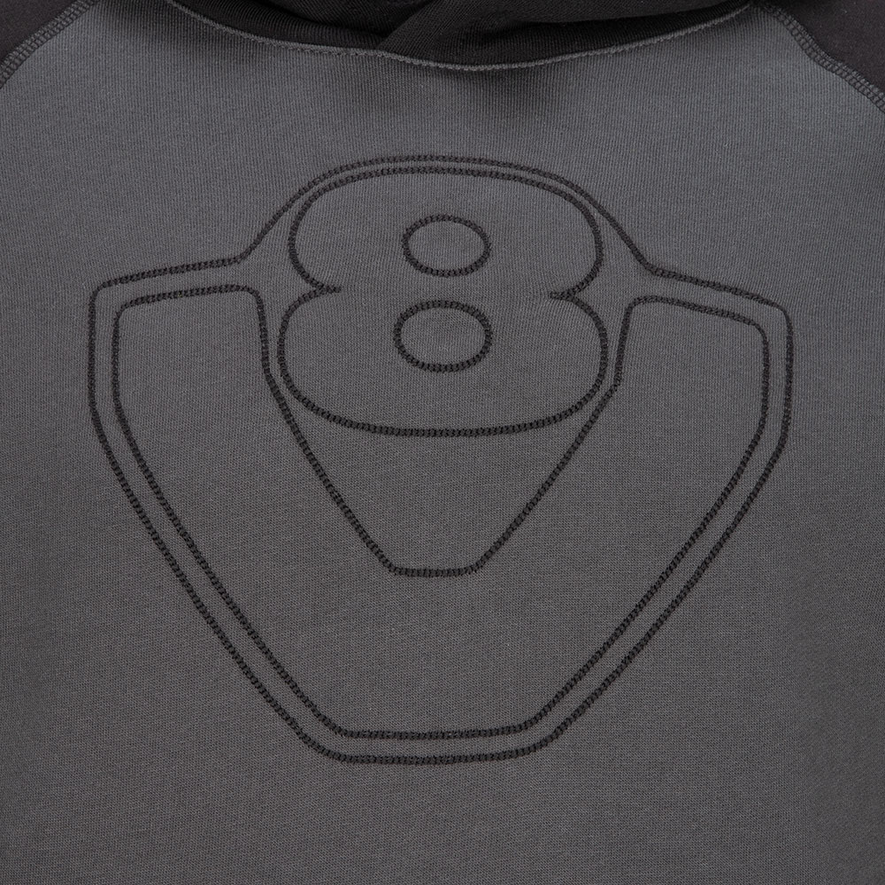 Men's Anthracite Duo V8 Hoodie