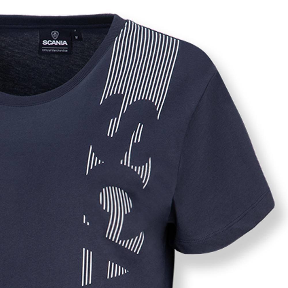 Women's Navy V Stripe T-Shirt