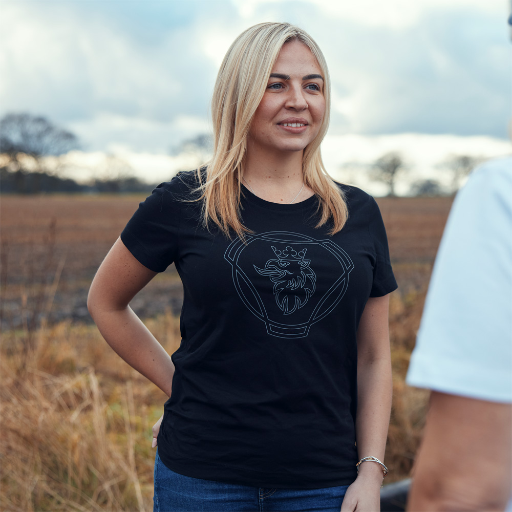 Women's Black HD Symbol T-Shirt