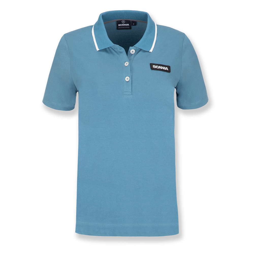 Women's Light Blue Base Polo
