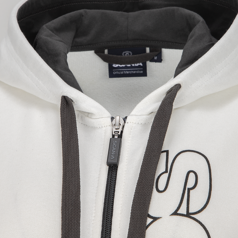 Women's Broken White Base Zip Hoodie