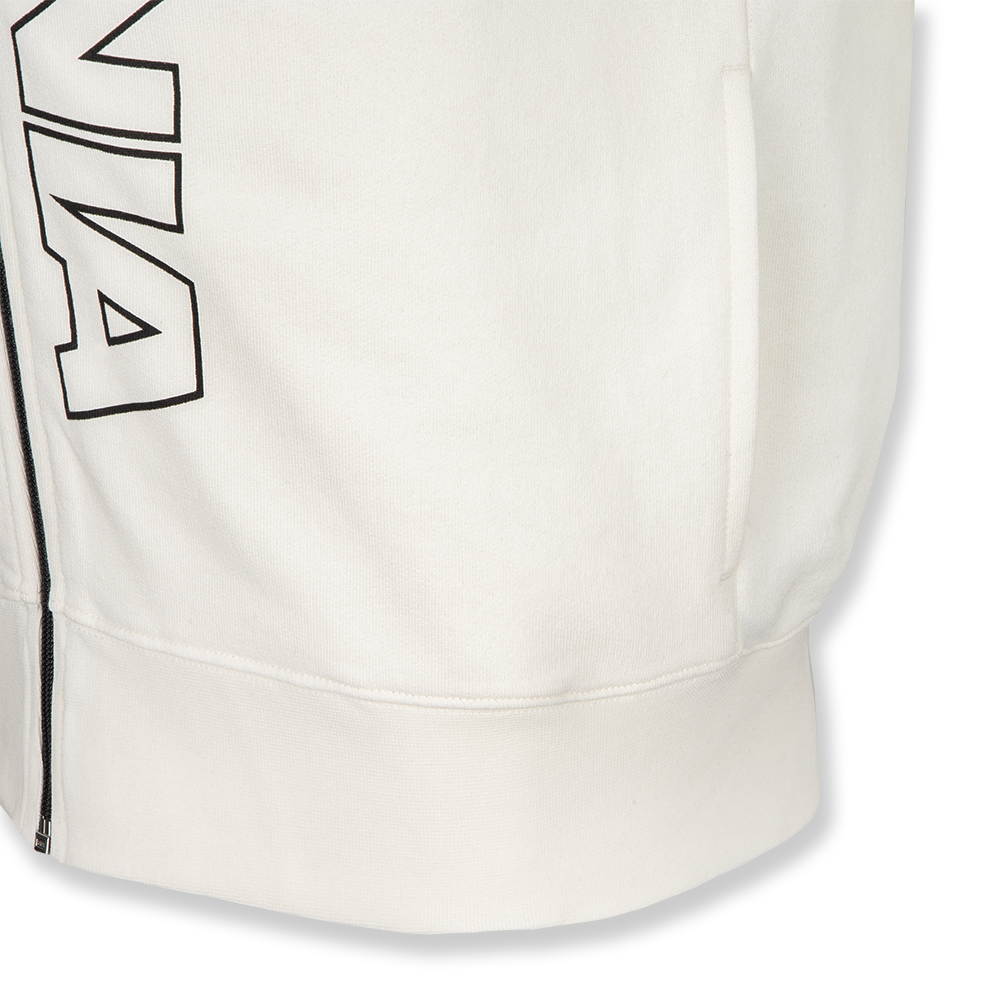 Women's Broken White Base Zip Hoodie