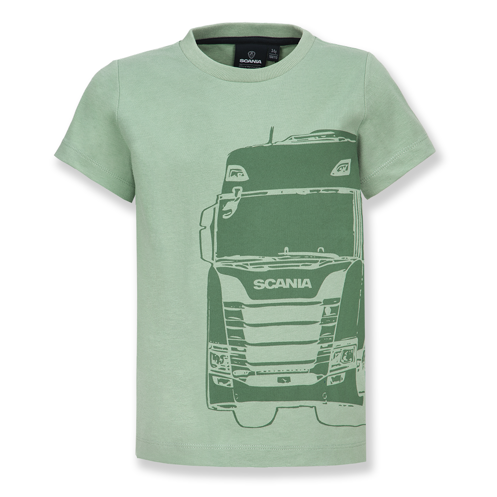 Kids Green Truck T-Shirt