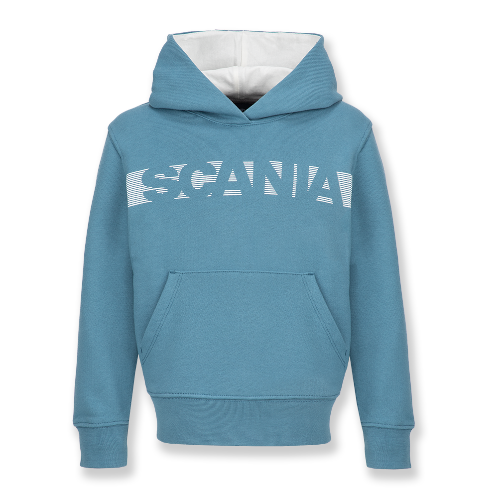 Kids Light Blue Stripe Hoodie
