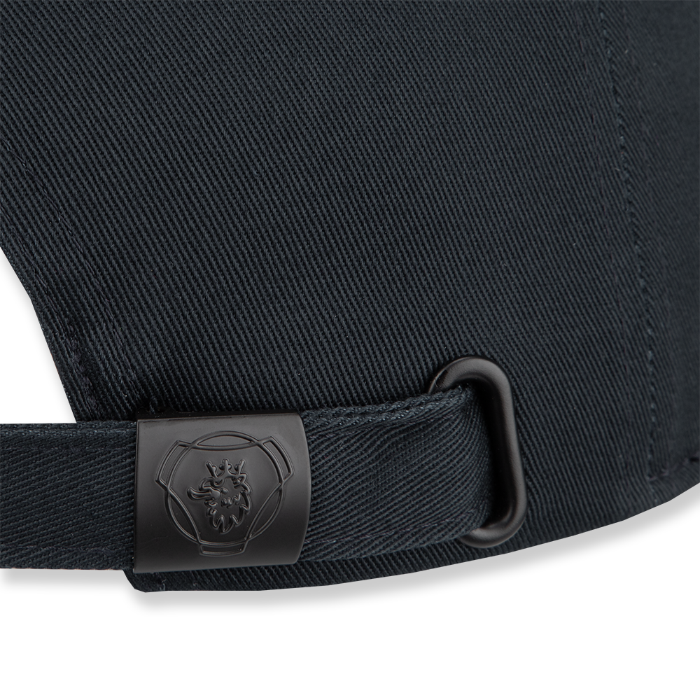 Striped Wordmark Baseball Cap