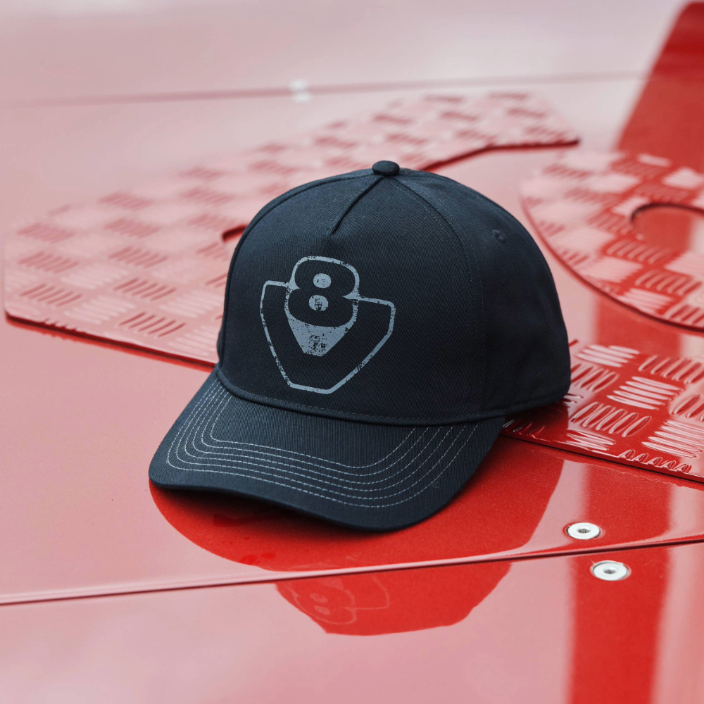 V8 Distressed Baseball Cap