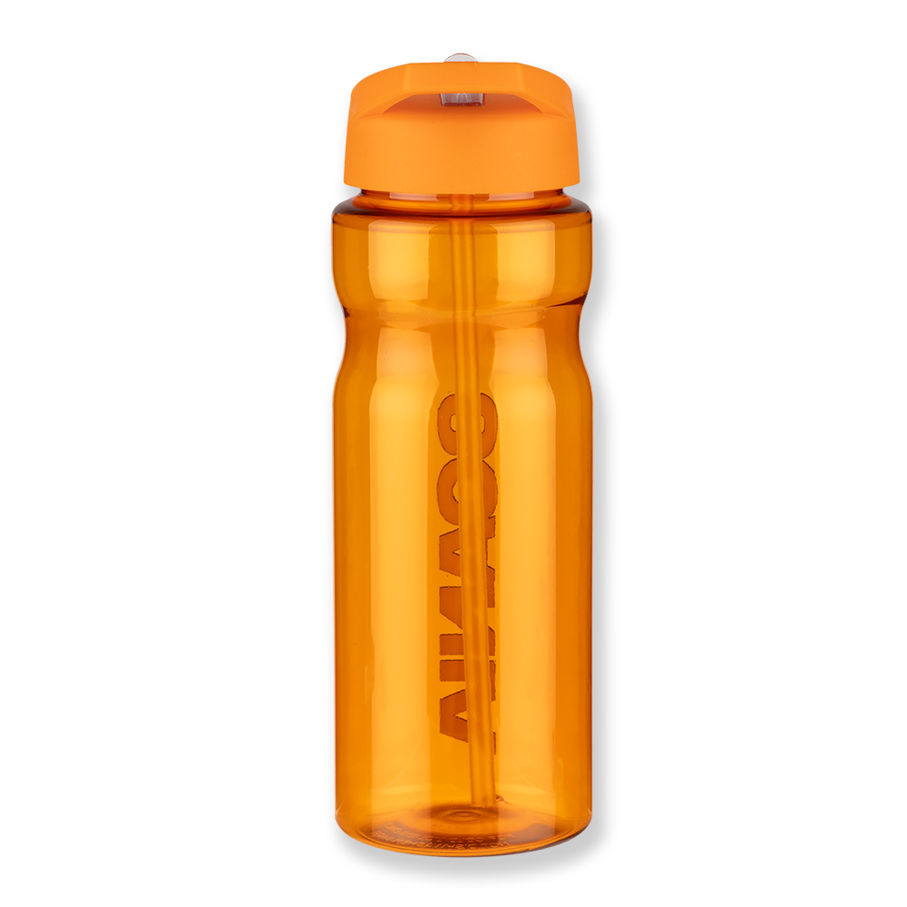 Orange Straw Bottle