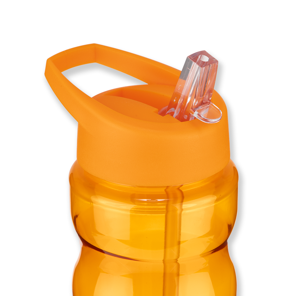 Orange Straw Bottle