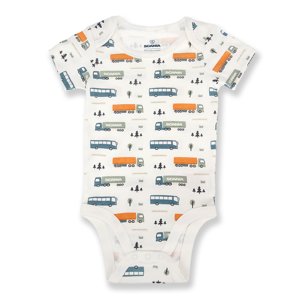 Baby Truck and Bus Bodysuit