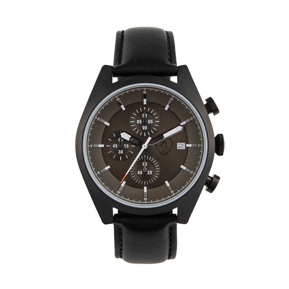 Black Chronograph Watch