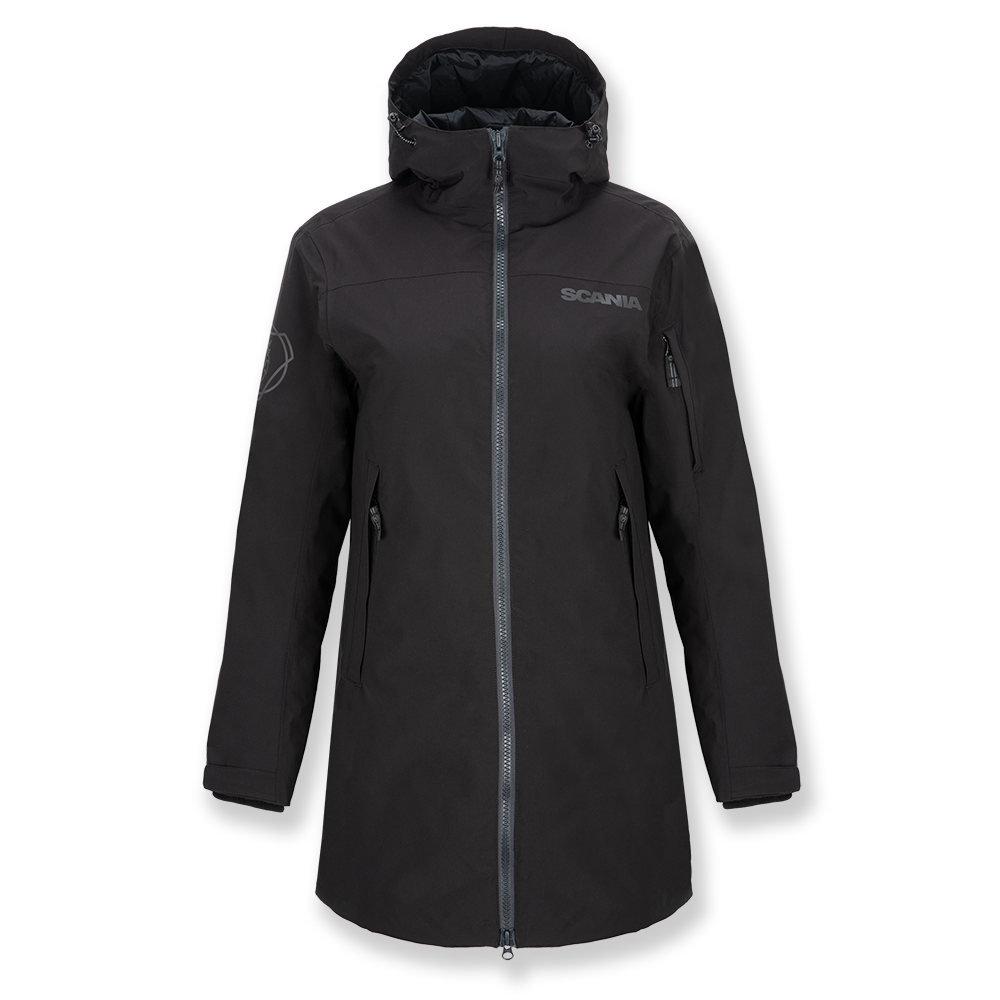 Women's Black Parka