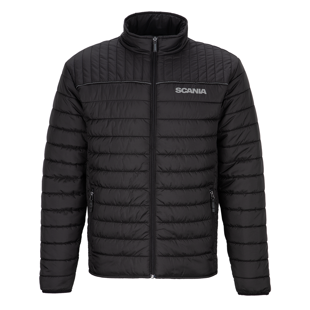 Men's Black Quilted Jacket