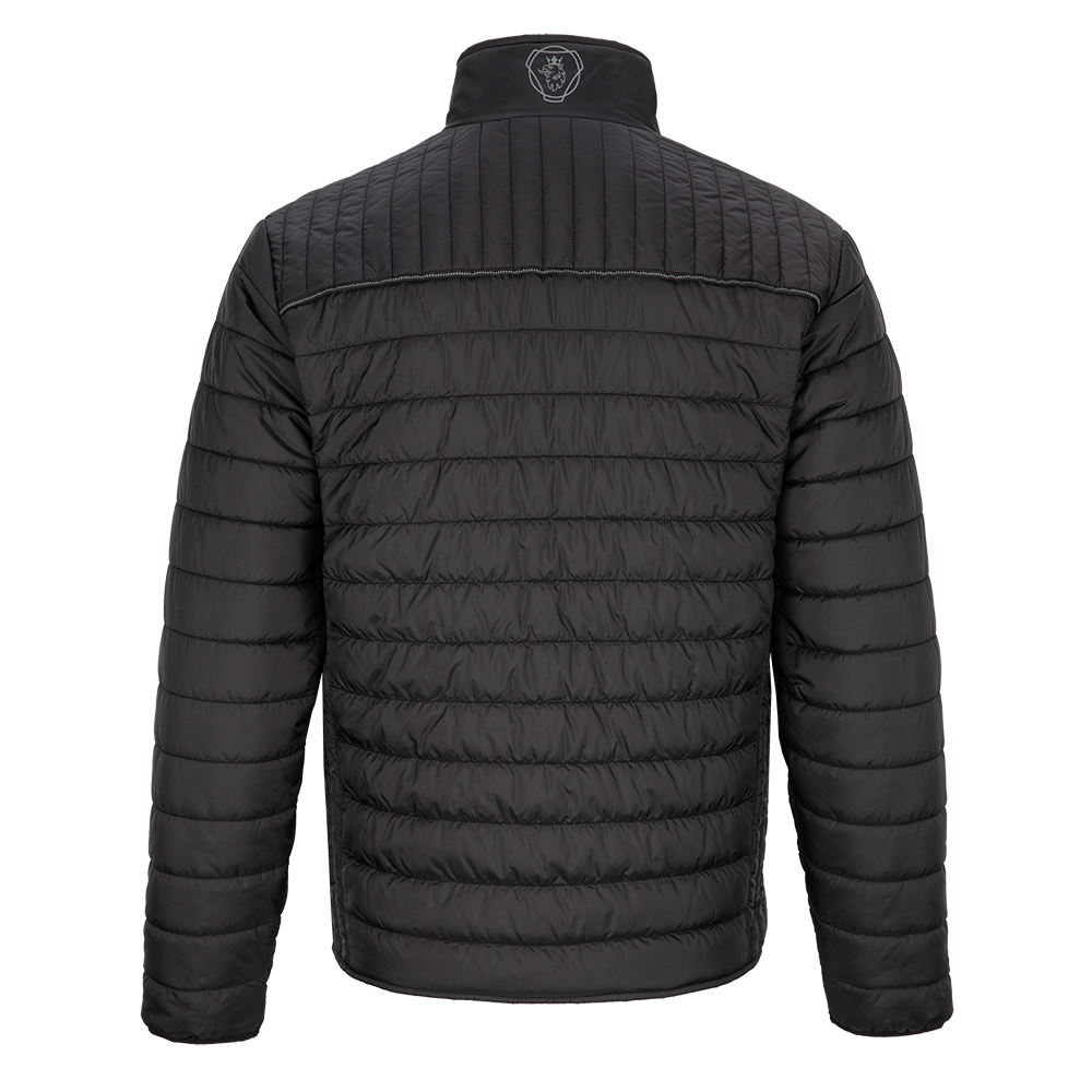 Men's Black Quilted Jacket