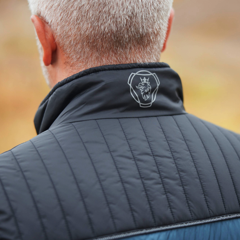 Men's Blue Duo Quilted Gilet