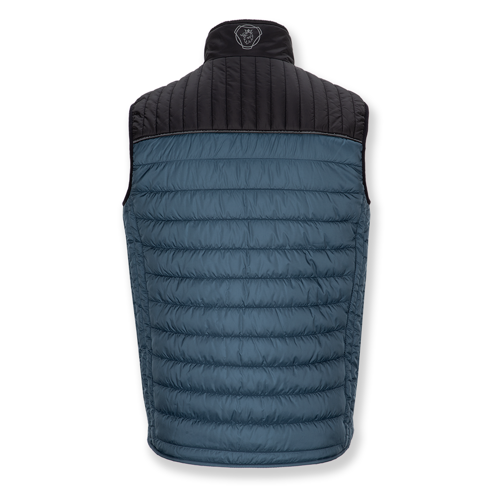 Men's Blue Duo Quilted Gilet