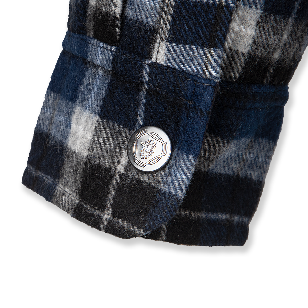 Men's Blue Checked Overshirt