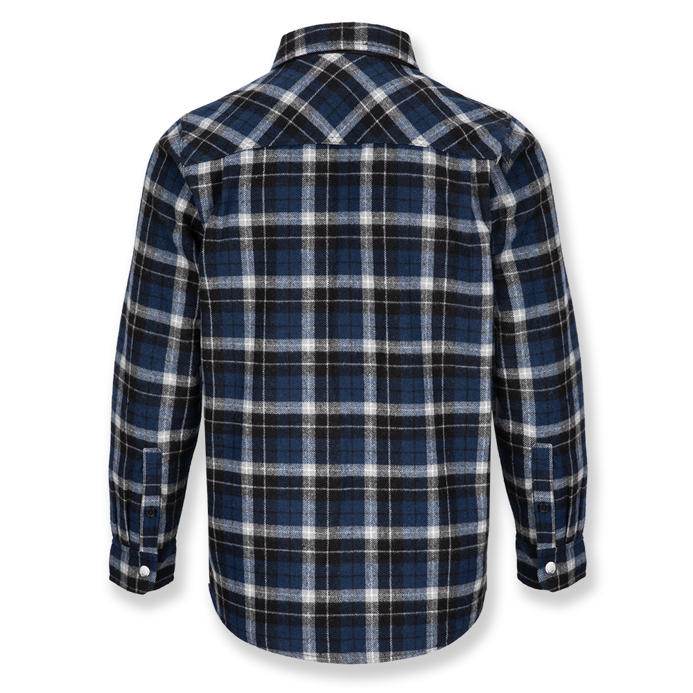 Men's Blue Checked Overshirt