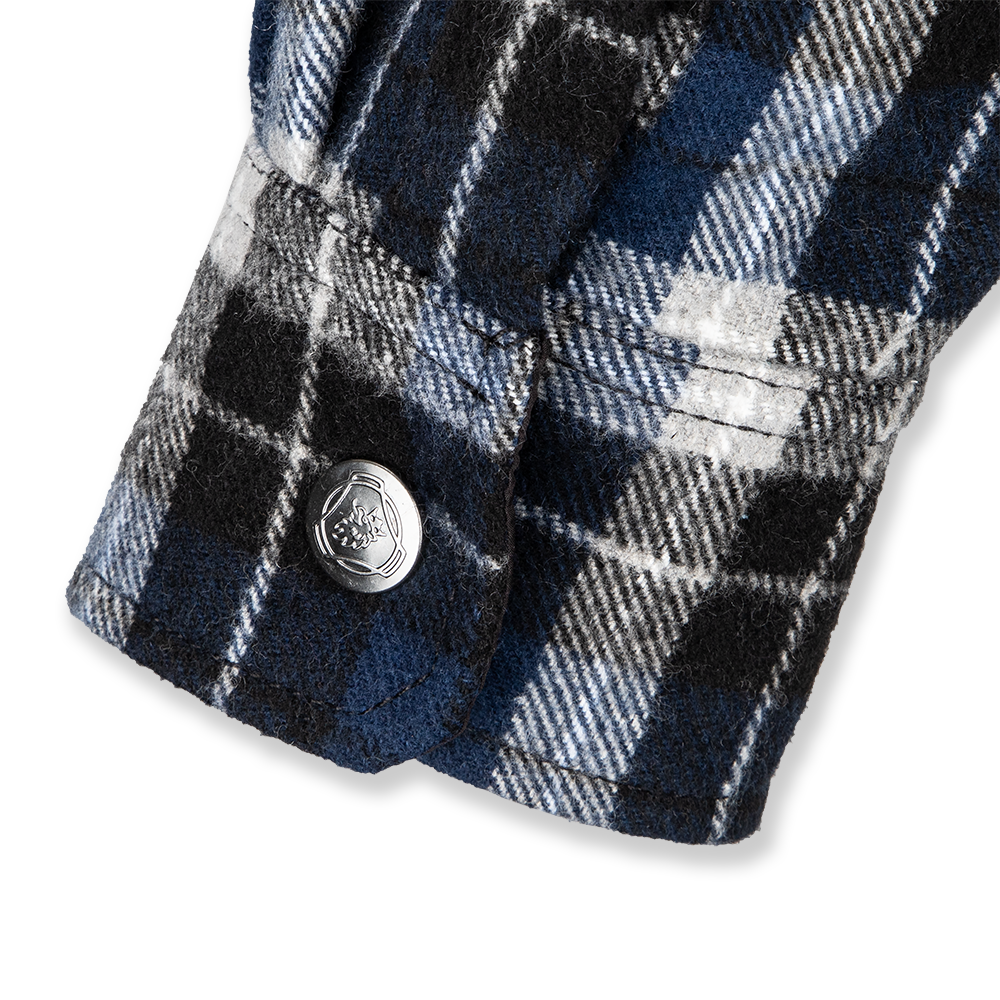 Women's Blue Checked Overshirt