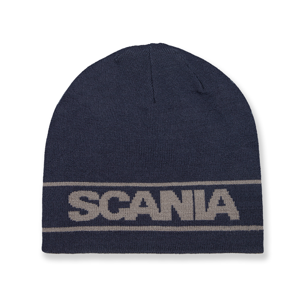 Kids Reversible Navy Beanie