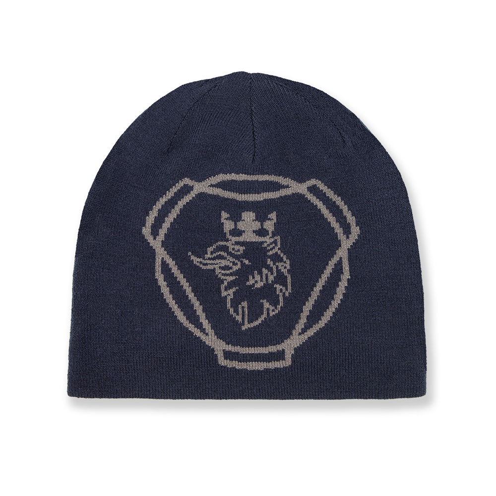 Kids Reversible Navy Beanie