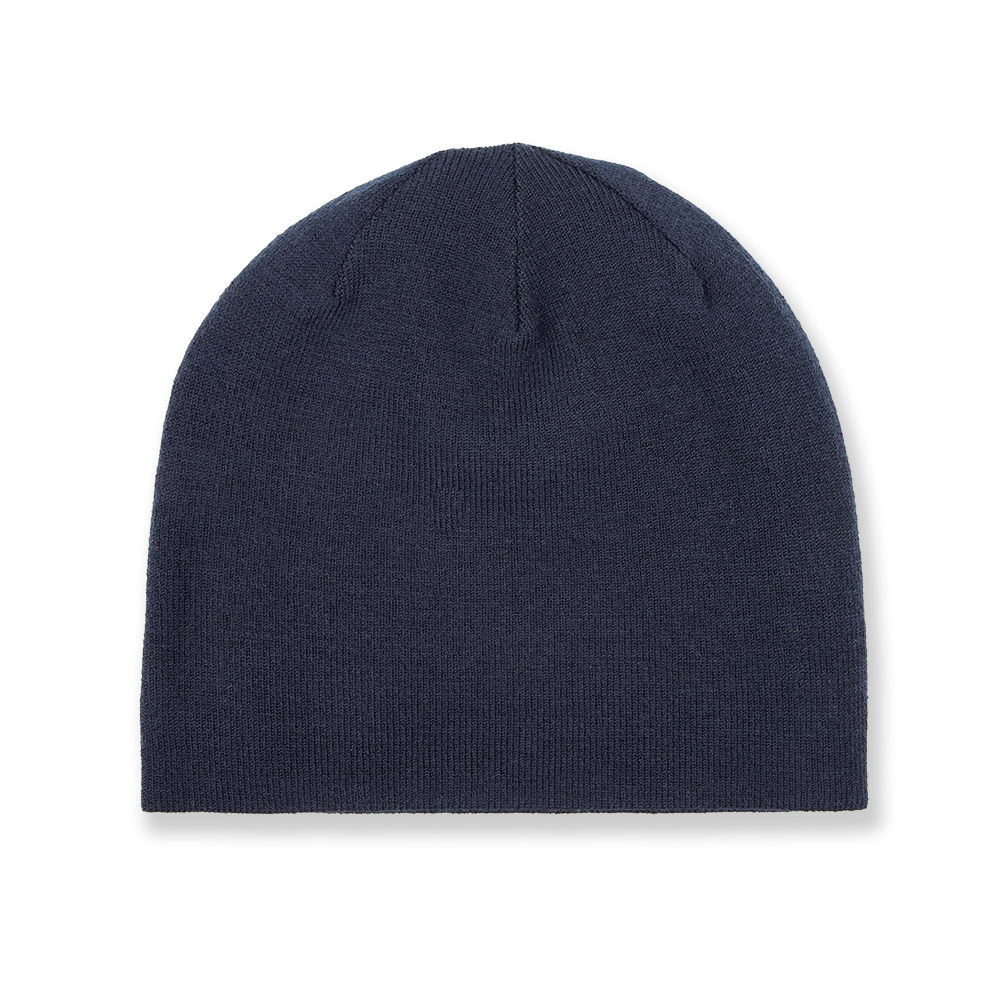 Kids Reversible Navy Beanie